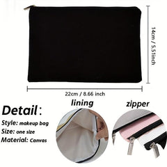 Chic Women's Cosmetic Bag for Bridesmaids Travel