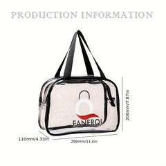 Clear Makeup Bag Portable Large Capacity Toiletry Bag