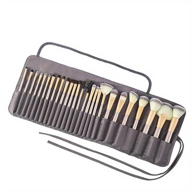 Roll Up Cosmetic Organizer Travel Portable Makeup Brush Organizer Bag Holder