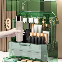 Makeup Organizer With Drawers & Lid
