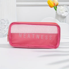 Toiletry Bag Makeup Brush Holder Organizer Zipper Pouch Travel Accessories