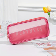 Toiletry Bag Makeup Brush Holder Organizer Zipper Pouch Travel Accessories