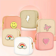 Preppy Patch Period Bag Sanitary Napkin Organizer