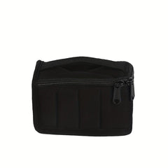 Portable 8 Grid Organizer Case Ethnic Style Zipper Cotton Material