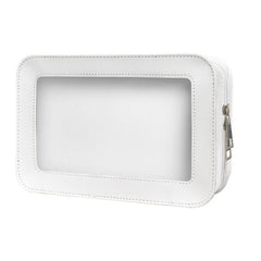 Makeup Case Waterproof PU Transparent Cosmetic Toiletry Bag