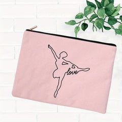 BORN TO DANCE Print Woman Cosmetic Bag Makeup Organizer High Toiletry Bag