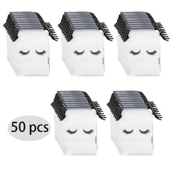 50pcs Reusable Eyelash Aftercare Bags with Drawstring