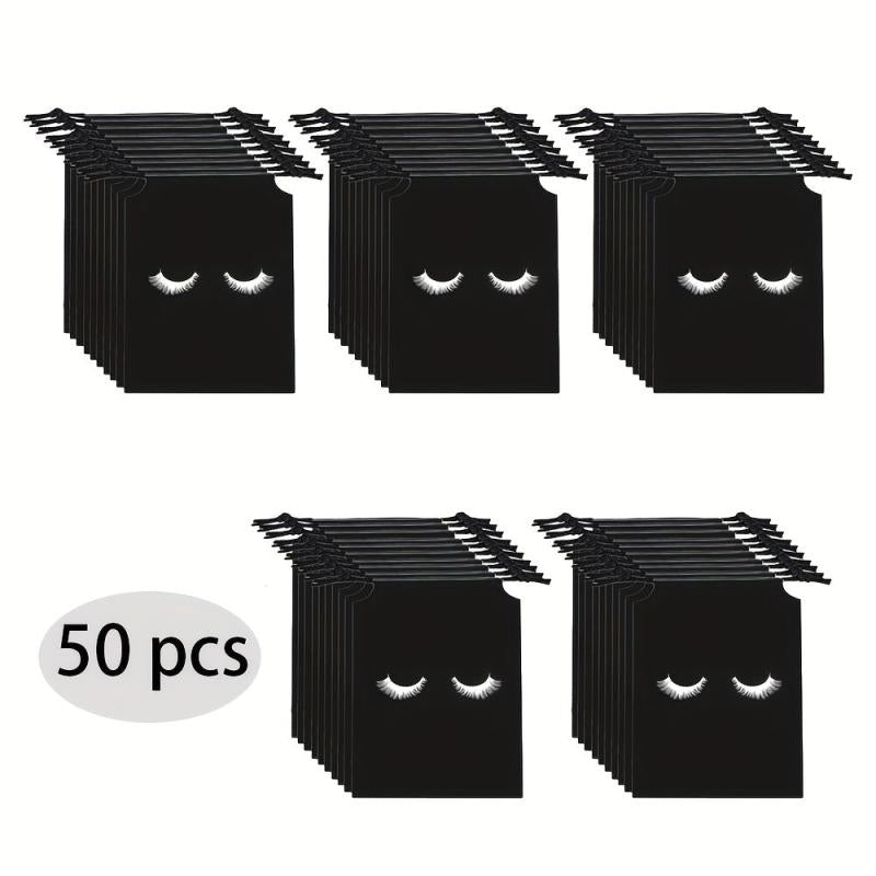 50pcs Reusable Eyelash Aftercare Bags with Drawstring