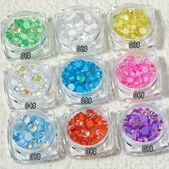 Aurora Mermaid Beads Pearl Cabochons for Jewelry Nail Art