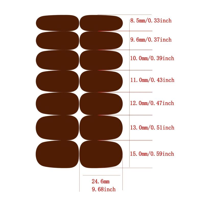 Solid Nail Polish Strips Nail Wraps Self Adhesive Gel Nail Stickers