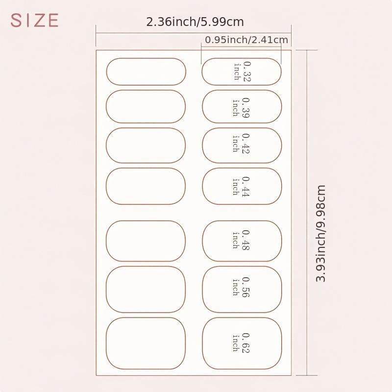 Self Adhesive Nail Wraps Full Cover Nail Decals Art Stickers