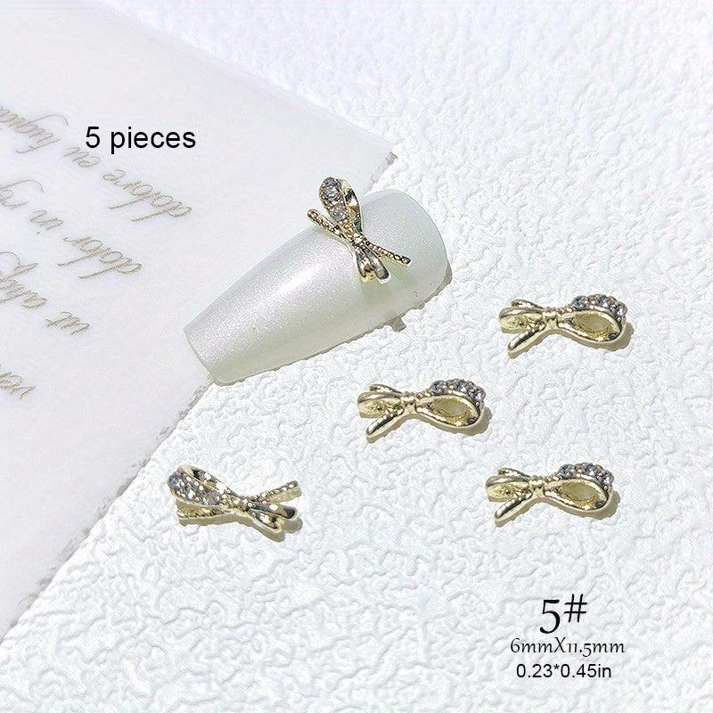 Nail Art Charms 3D Crystal Alloy Mixed Shapes Nail Gems Rhinestones