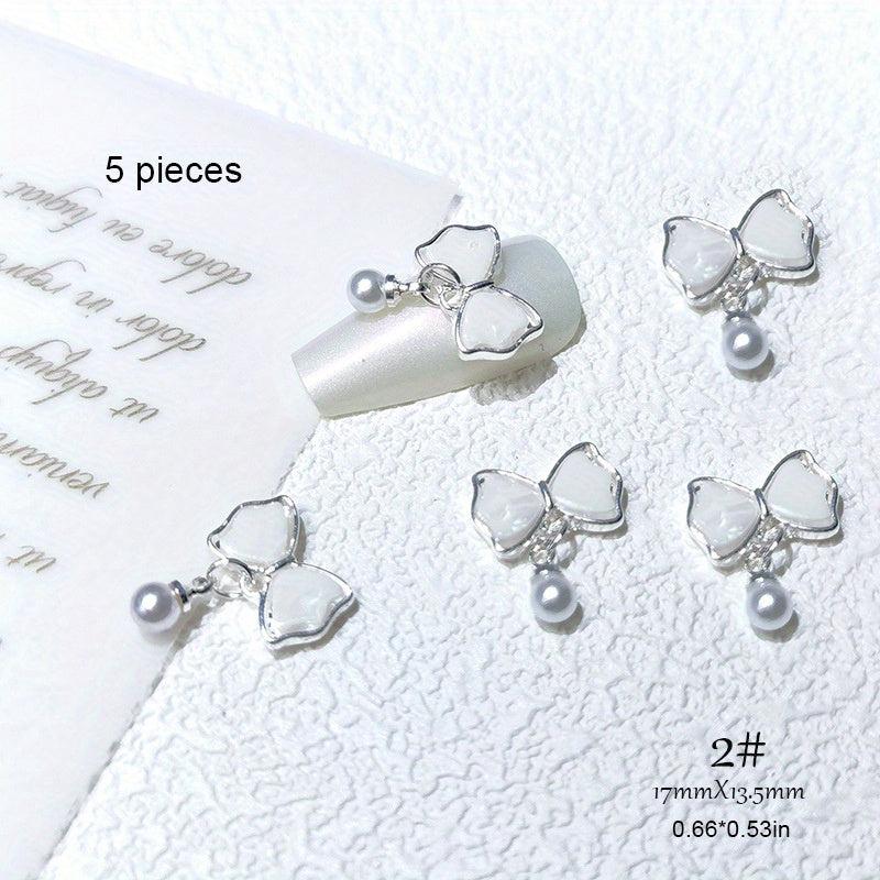 Nail Art Charms 3D Crystal Alloy Mixed Shapes Nail Gems Rhinestones