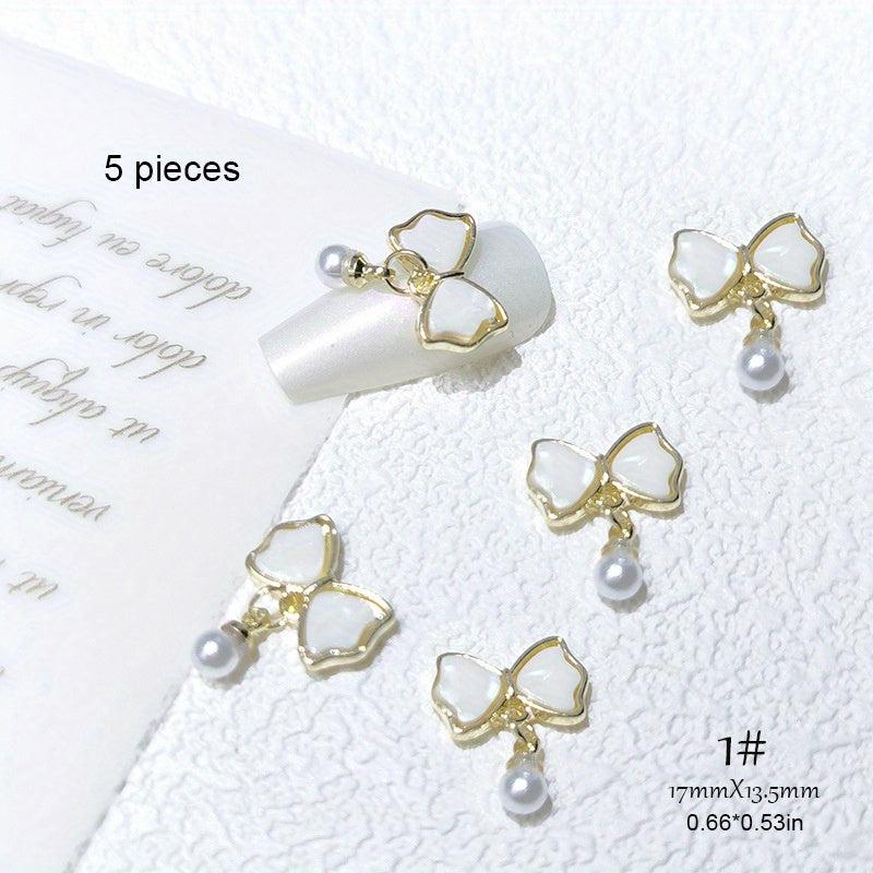Nail Art Charms 3D Crystal Alloy Mixed Shapes Nail Gems Rhinestones
