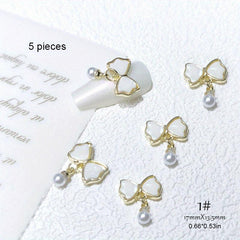 Nail Art Charms 3D Crystal Alloy Mixed Shapes Nail Gems Rhinestones