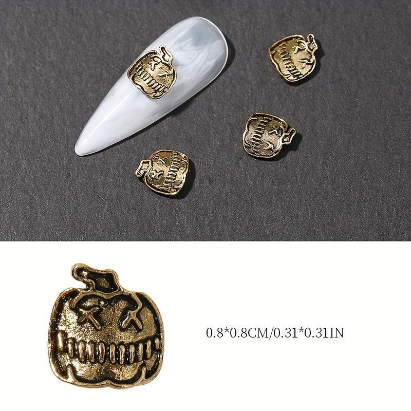 10pcs Halloween 3D Alloy Nail Art Charms for DIY or Salons