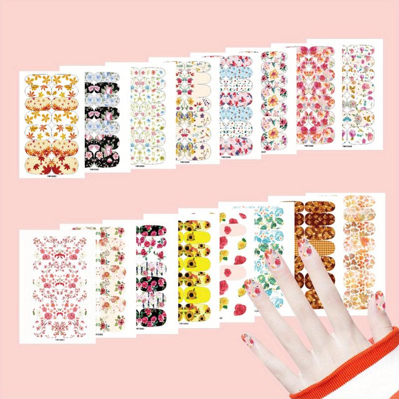 Leopard Pattern Nail Stickers Self Adhesive Nail Polish Stickers