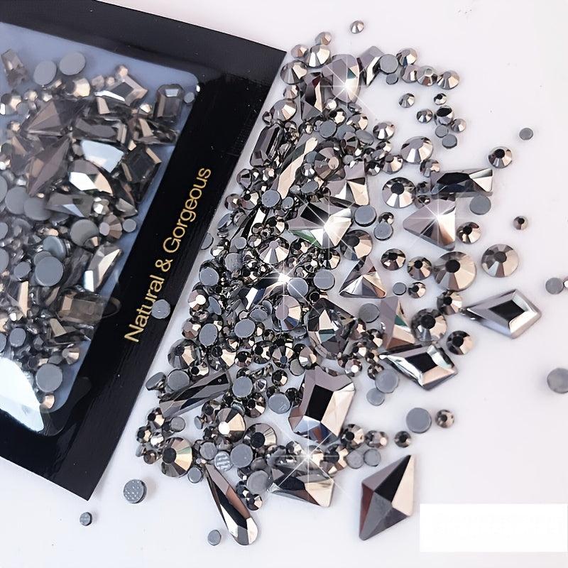 150 Flatback Round Rhinestones + 20 Large Zircon Nail Rhinestones