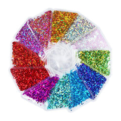 Holographic Star Nail Glitter for DIY - Colorful Nail Art Sequins