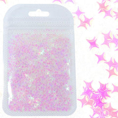 Holographic Star Nail Glitter for DIY - Colorful Nail Art Sequins