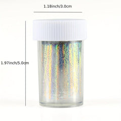 Boho Nail Foils Y2K Laser Aeolian Bells DIY Nail Art Decoration