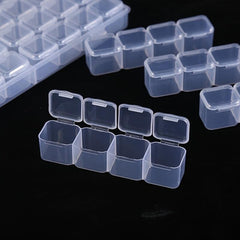 Nail Art Jewelry Storage Box 56 Grids for Accessories Display Earrings Beads