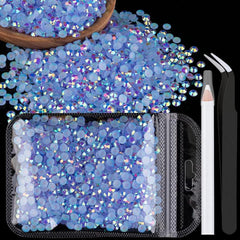 1000pcs Resin Rhinestones Bulk Round Crystal Gems for DIY Crafts