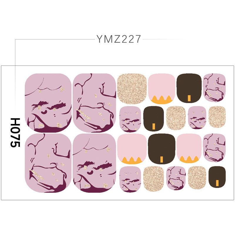 Pattern Nail Wraps Self Adhesive Nail Polish Stickers Manicure Sticker