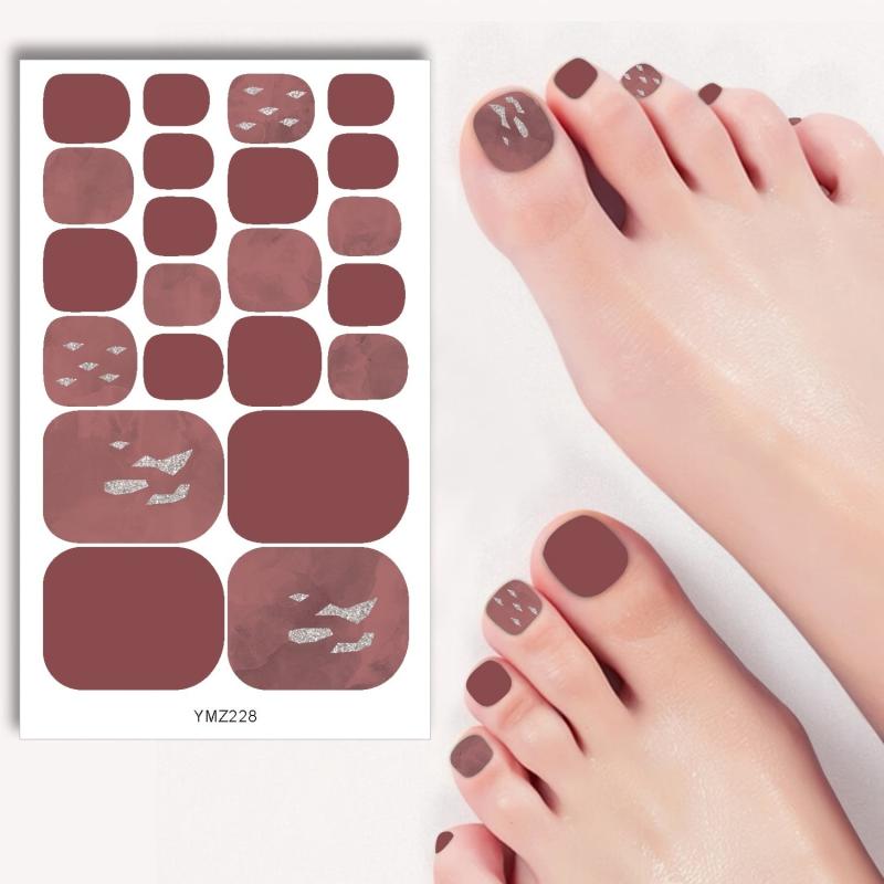 Pattern Nail Wraps Self Adhesive Nail Polish Stickers Manicure Sticker
