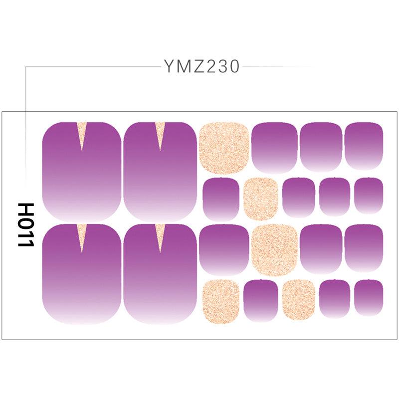Pattern Nail Wraps Self Adhesive Nail Polish Stickers Manicure Sticker