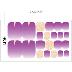 Pattern Nail Wraps Self Adhesive Nail Polish Stickers Manicure Sticker