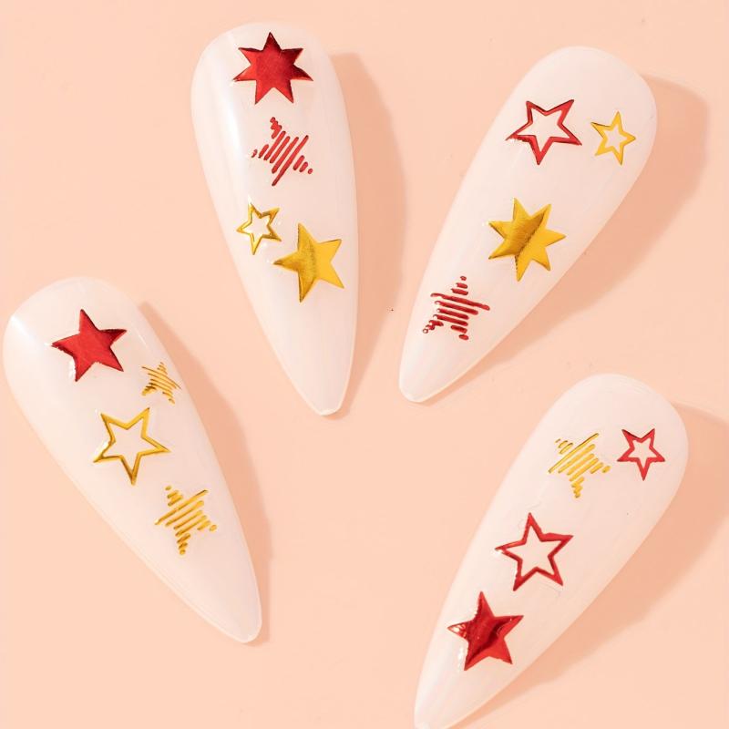 Rose Nail Art Stickers Self Adhesive Decals for DIY or Nail Salons