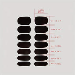 Colorful Full Wraps Nail Polish Stickers 8 Sheets