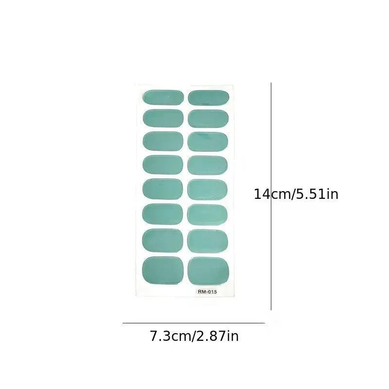 Waterproof Nail Polish Stickers Self Adhesive Manicure Kits