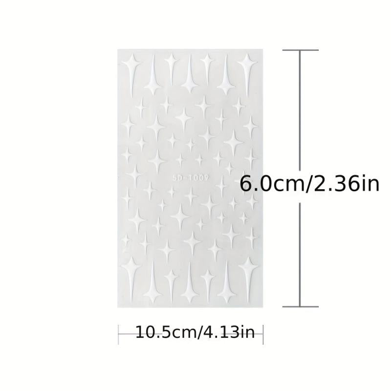 5D Butterfly Nail Art Stickers Decals Self Adhesive Nail Accessories