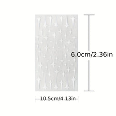 5D Butterfly Nail Art Stickers Decals Self Adhesive Nail Accessories