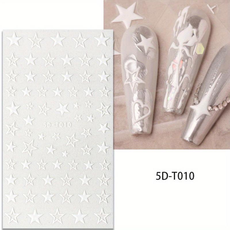 5D Butterfly Nail Art Stickers Decals Self Adhesive Nail Accessories