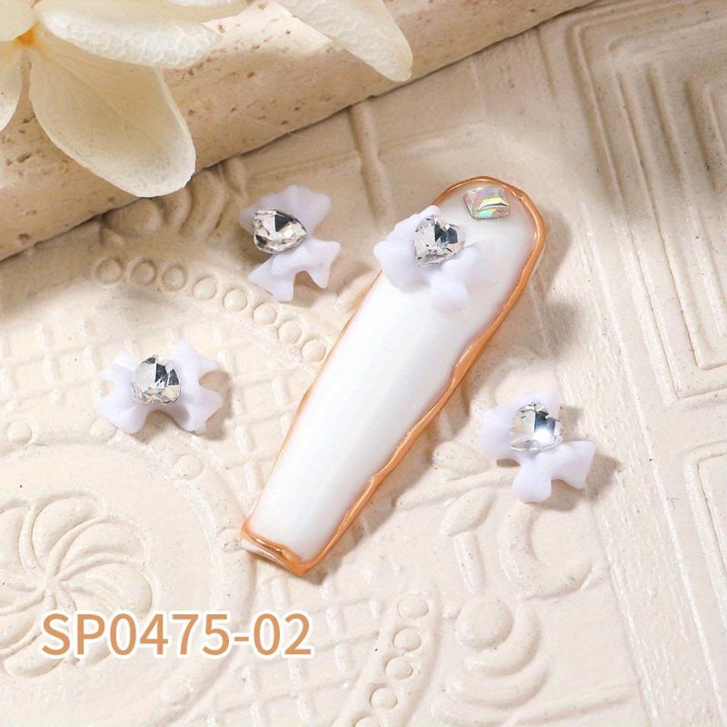 3D Colorful Butterfly Nail Charms Resin Nail Jewels Nail Art Gems