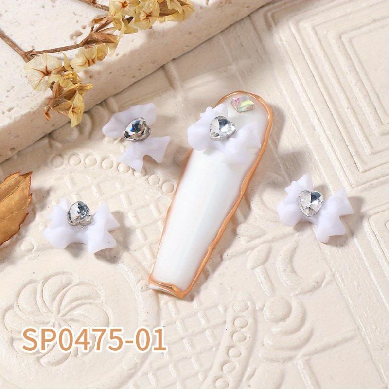 3D Colorful Butterfly Nail Charms Resin Nail Jewels Nail Art Gems