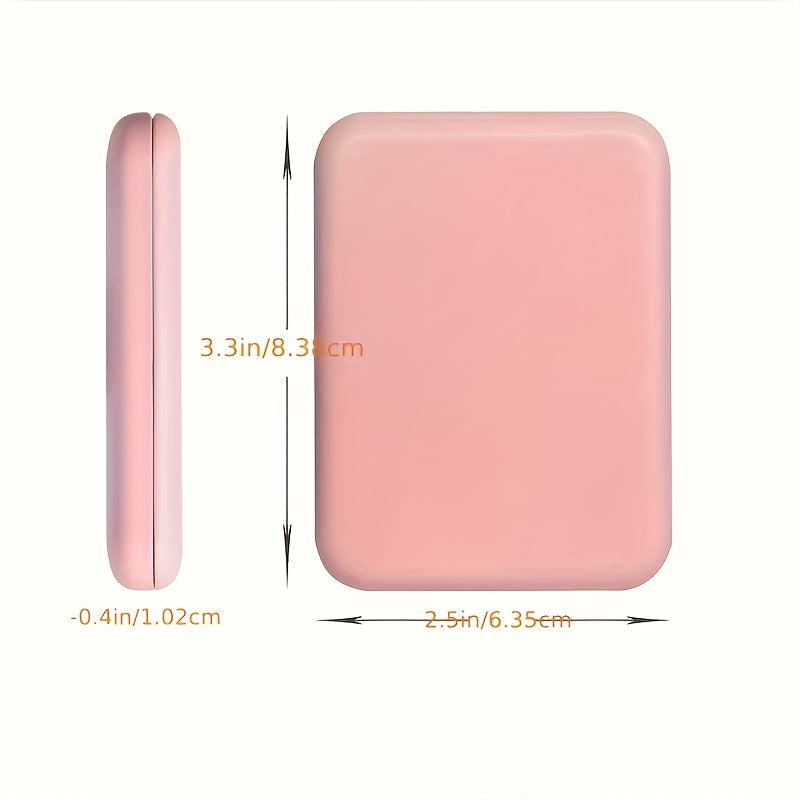 LED Compact Travel Makeup Mirror Magnifying Mirror With Light Purse Mirror