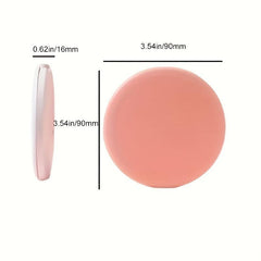 LED Compact Mirror & Wood Comb Set, 2X Magnification, Wooden Massage Comb Kit