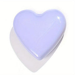Heart Shape Folding Hair Brush Mirror Set Portable Travel Styling Accessories