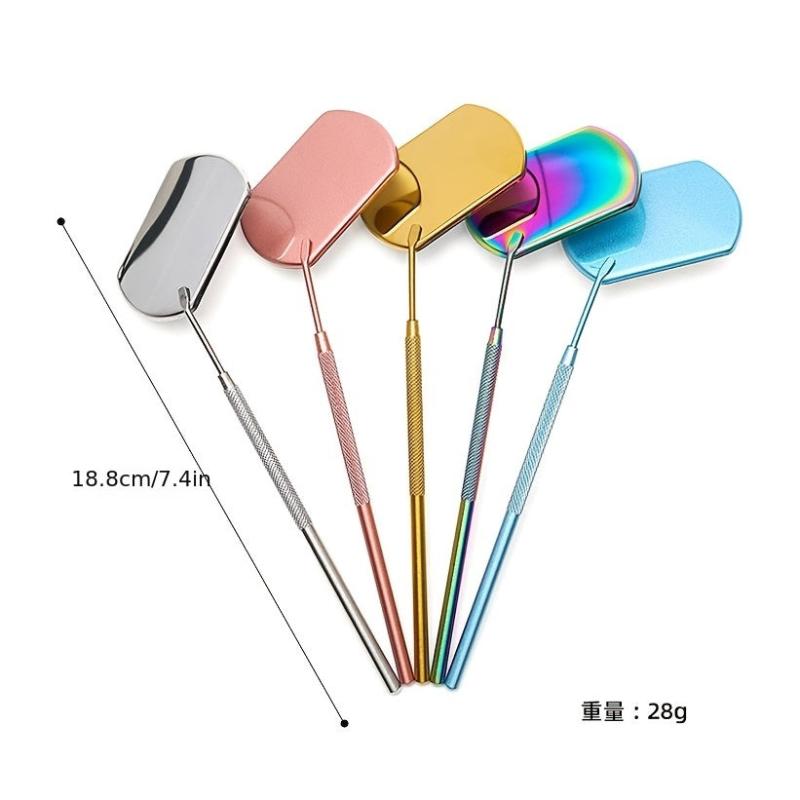 Stainless Steel Eyelash Mirror for Extensions - Square Lash Mirror