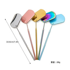 Stainless Steel Eyelash Mirror for Extensions - Square Lash Mirror