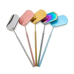 Stainless Steel Eyelash Mirror for Extensions - Square Lash Mirror