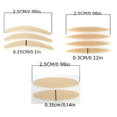 200Pcs Invisible Eyelid Sticker Lace Eye Lift Strips Double Eyelid Tape Adhesive