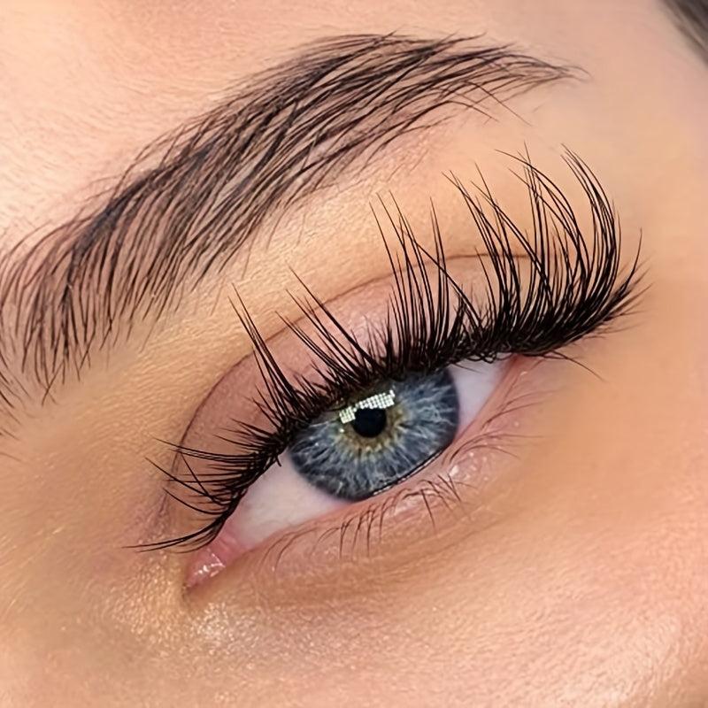 Wispy Lash Cluster Extension Cat Eye False Eyelashes 7 Pairs
