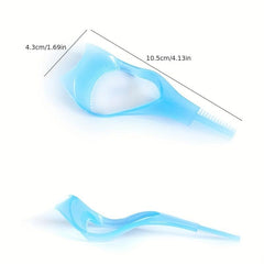 3 in 1 Mascara Shield Applicator Eyelash Brush Curler Guard