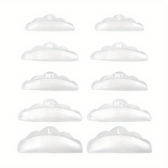 20pcs Eyelash Lifting Kit Silicone Pad Eye Lash Perm Pads Extension 3D Curler