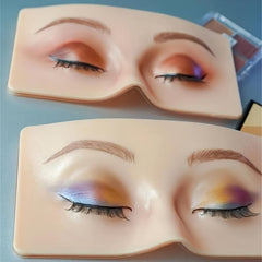 3D Bionic Thickened Silicone Practice Skin for Eyelash Eyebrow Shape